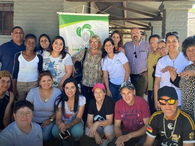 Fronteira da Paz Sustentável realizou Oficina de Beleza com catadores da Associação Novo Horizonte